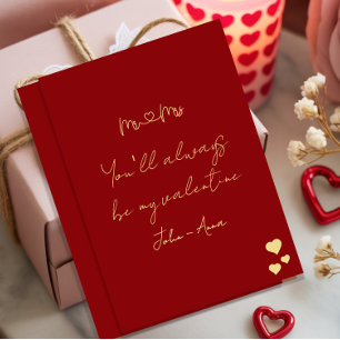 Jij zult altijd mijn Valentijn zijn meneer en mevr Feestdagenkaart