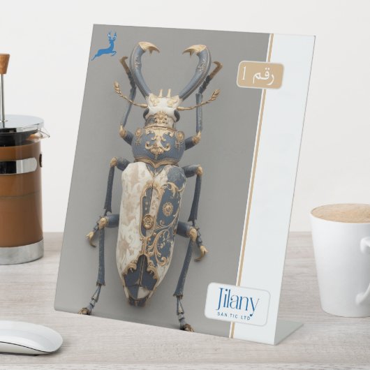 JILANY RECLAMEBORD MET VOETSTUK (Insitu)