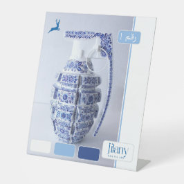 JILANY RECLAMEBORD MET VOETSTUK