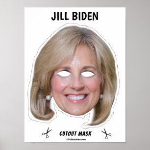 JILL BIDEN Halloween Masker Poster