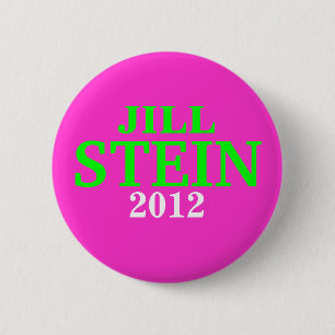 Jill Stein 2012-toets roze Ronde Button 5,7 Cm