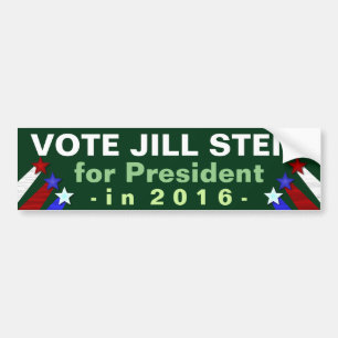 Jill Stein 2016 President Verkiezingsgroene partij Bumpersticker