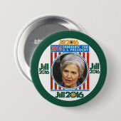 Jill Stein 2016 Ronde Button 7,6 Cm (Voorkant /achterkant)