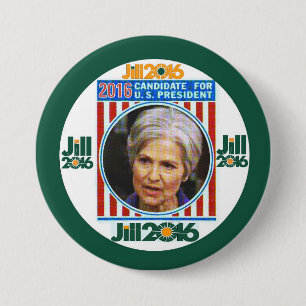 Jill Stein 2016 Ronde Button 7,6 Cm