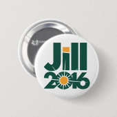 Jill Stein Campaign Logo Ronde Button 5,7 Cm (Voorkant /achterkant)