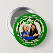 Jill Stein / Cheri Honkala 2012 Ronde Button 7,6 Cm (Voorkant /achterkant)