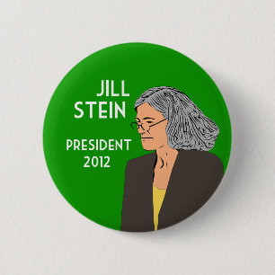 Jill Stein voor de campagneknoop van President 201 Ronde Button 5,7 Cm