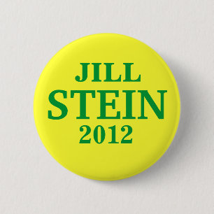Jill STEIN VOOR PRESIDENT 2012 Ronde Button 5,7 Cm
