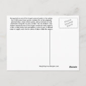 Jim Bertram Lakes Briefkaart (Achterkant)