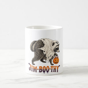 Jim Boo Thy Grappige Geest Wasbeer Halloween Jimot Koffiemok