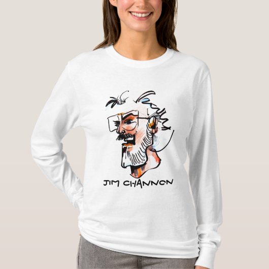 JIM CHANNON Self portret T shirt (Voorkant)