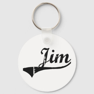 Jim Classic Style Name Sleutelhanger