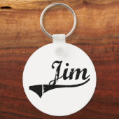 Jim Classic Style Name Sleutelhanger (Voorkant)