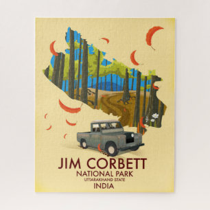Jim Corbett National Park, deelstaat Uttarakhand Legpuzzel