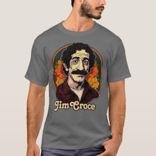 Jim Croce Retro Fan Kunstwerk Design 1 T-shirt