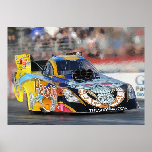 Jim Head Top Fuel Funny Car Print (Voorkant)