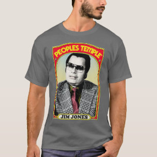 Jim Jones Peoples Temple Retro Style Fan Art Desig T-shirt