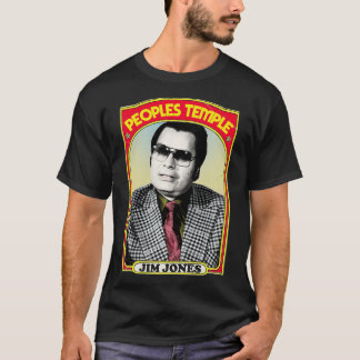 Jim Jones Peoples Temple Retro Style Fan Art Desig T-shirt