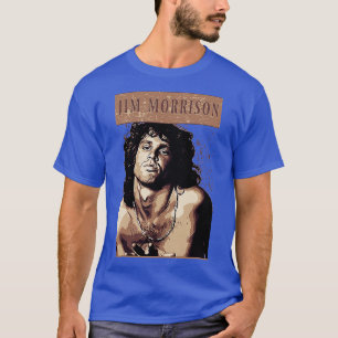Jim Morrison Brown Vintage T-shirt
