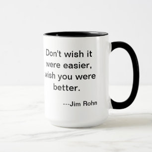 Jim Rohn gemakkelijke Mok