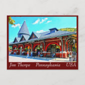 Jim Thorpe Pa. 21 Briefkaart (Voorkant)