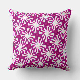 Jimette Design fuchsia ans white Kussen
