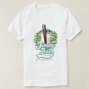 jiminy peak massachusetts ski logo t-shirt