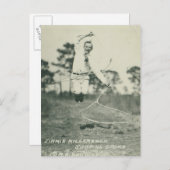 Jimmie Richardson die springt sprak. Briefkaart (Voorkant / Achterkant)