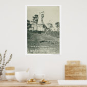 Jimmie Richardson die springt sprak. Poster (Keuken)