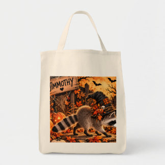 Jimmothy Cute Halloween Wasbeer Boodschappentas Tote Bag