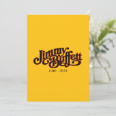 Jimmy Buffett Margarita Kaart (Staand voorkant)