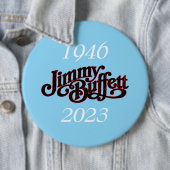 Jimmy Buffett Ronde Button 6,0 Cm (In situ)