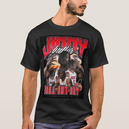 Jimmy Butler Emo Ball Out Boy T-shirt (Voorkant)