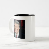 Jimmy Carter 39 Tweekleurige Koffiemok (Voorkant links)