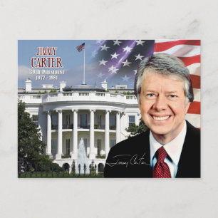 Jimmy Carter - 39ste President van de VS. Briefkaart