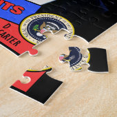 Jimmy Carter Baseball Card Legpuzzel (Zijkant)