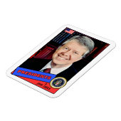 Jimmy Carter Baseball Card Magneet (Linkerzijde)