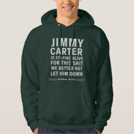 Jimmy Carter blijft in leven voor deze hoodie