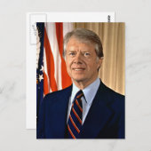 Jimmy Carter Briefkaart (Voorkant / Achterkant)