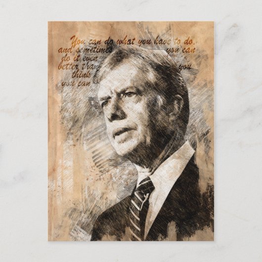 Jimmy Carter Briefkaart (Voorkant)