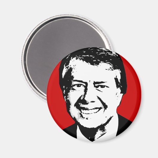 Jimmy Carter Gear Magneet (Voorkant / Achterkant)