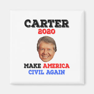 Jimmy Carter Maak Amerika Weer Burger Gif Magneet