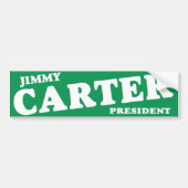 Jimmy Carter President Bumpersticker 1976 (Voorkant)