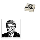Jimmy Carter Rubber Stamp Rubberstempel (Gestempeld)