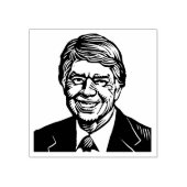 Jimmy Carter Rubber Stamp Rubberstempel (Afrduk)