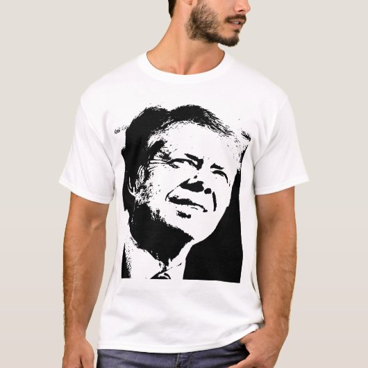 Jimmy Carter silhouette T-shirt (Voorkant)