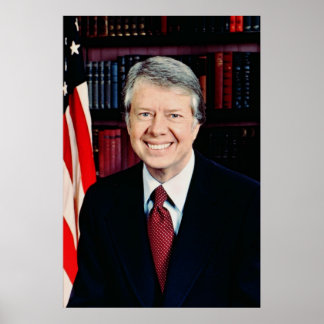 Jimmy Carter US president Poster
