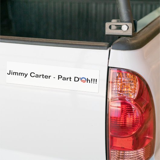 Jimmy Carter's tweede term Bumpersticker (Op Truck)