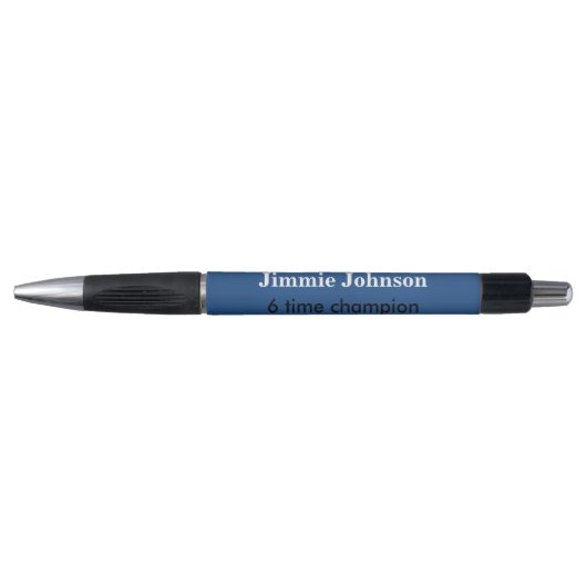 Jimmy Johnson six stylos de champion de temps (Devant)