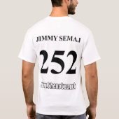 Jimmy Semaj - 252 T-shirt (Achterkant)